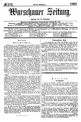 Warschauer Zeitung Freitag 28. November 1862