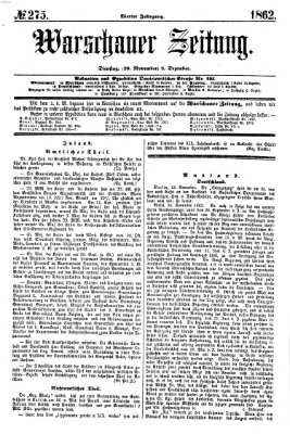 Warschauer Zeitung Dienstag 2. Dezember 1862