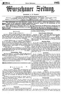 Warschauer Zeitung Samstag 13. Dezember 1862