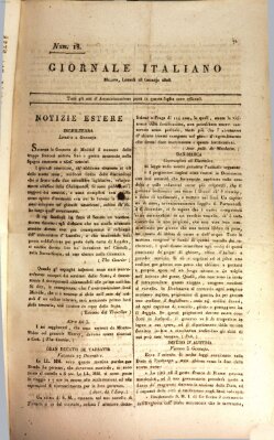 Giornale italiano Montag 18. Januar 1808