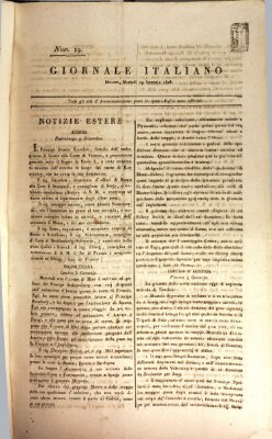 Giornale italiano Dienstag 19. Januar 1808