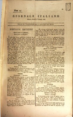 Giornale italiano Montag 25. Januar 1808