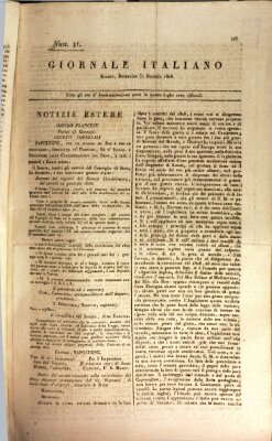 Giornale italiano Sonntag 31. Januar 1808