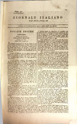 Giornale italiano Dienstag 9. Februar 1808