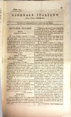 Giornale italiano Freitag 19. Februar 1808