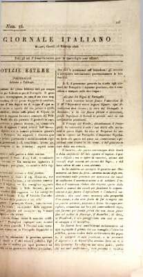 Giornale italiano Donnerstag 25. Februar 1808