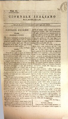 Giornale italiano Mittwoch 2. März 1808