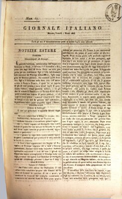 Giornale italiano Montag 7. März 1808