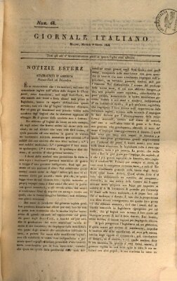 Giornale italiano Dienstag 8. März 1808