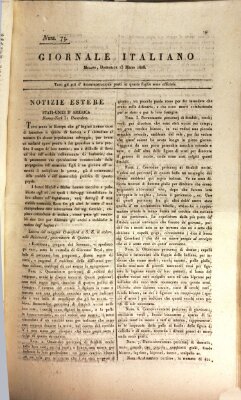 Giornale italiano Sonntag 13. März 1808