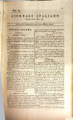 Giornale italiano Montag 14. März 1808