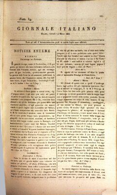 Giornale italiano Donnerstag 24. März 1808