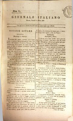 Giornale italiano Freitag 25. März 1808