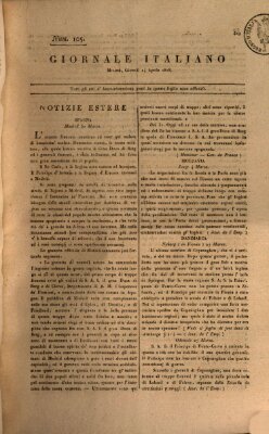 Giornale italiano Donnerstag 14. April 1808