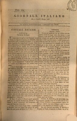 Giornale italiano Montag 2. Mai 1808