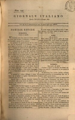 Giornale italiano Mittwoch 18. Mai 1808