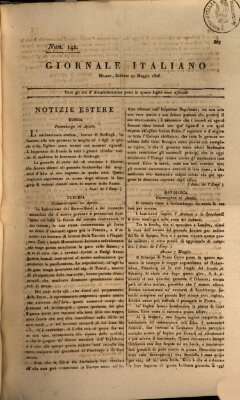 Giornale italiano Samstag 21. Mai 1808