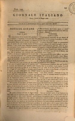 Giornale italiano Montag 23. Mai 1808