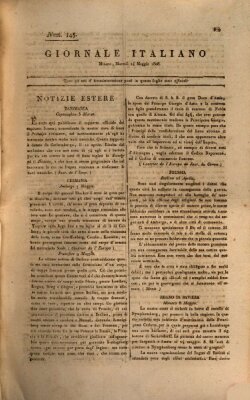 Giornale italiano Dienstag 24. Mai 1808