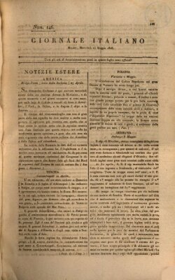 Giornale italiano Mittwoch 25. Mai 1808