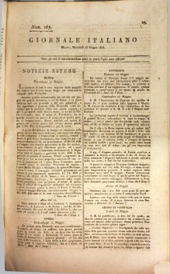 Giornale italiano Mittwoch 15. Juni 1808