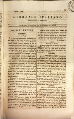 Giornale italiano Dienstag 21. Juni 1808