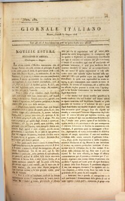 Giornale italiano Donnerstag 30. Juni 1808