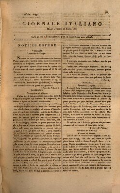 Giornale italiano Freitag 15. Juli 1808