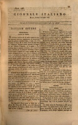 Giornale italiano Samstag 16. Juli 1808