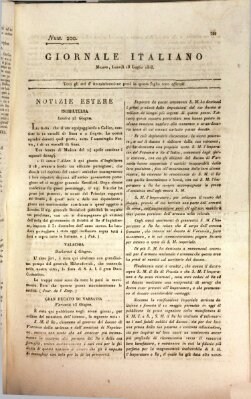 Giornale italiano Montag 18. Juli 1808