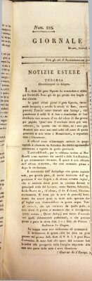 Giornale italiano Donnerstag 28. Juli 1808