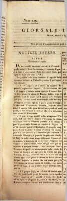 Giornale italiano Dienstag 2. August 1808