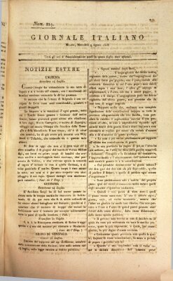 Giornale italiano Mittwoch 10. August 1808