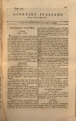 Giornale italiano Montag 29. August 1808