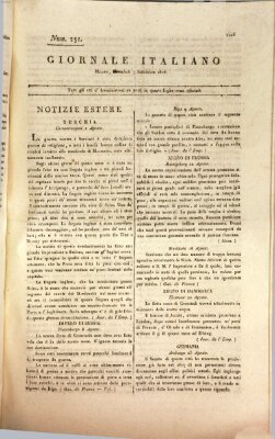 Giornale italiano Mittwoch 7. September 1808