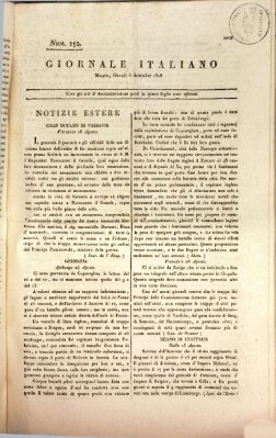 Giornale italiano Donnerstag 8. September 1808