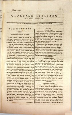 Giornale italiano Freitag 9. September 1808