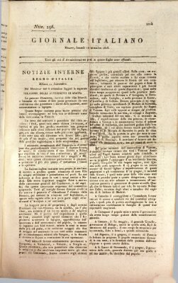 Giornale italiano Montag 12. September 1808