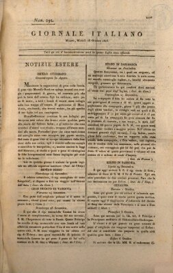 Giornale italiano Dienstag 18. Oktober 1808