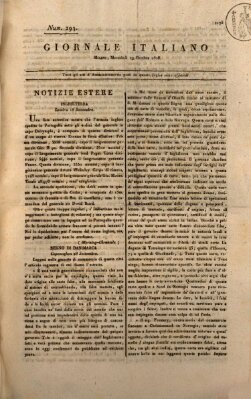 Giornale italiano Mittwoch 19. Oktober 1808