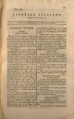 Giornale italiano Donnerstag 20. Oktober 1808