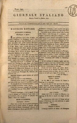 Giornale italiano Freitag 21. Oktober 1808