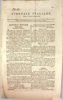 Giornale italiano Sonntag 23. Oktober 1808