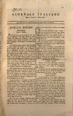 Giornale italiano Donnerstag 27. Oktober 1808