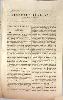 Giornale italiano Samstag 29. Oktober 1808