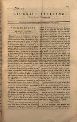 Giornale italiano Sonntag 6. November 1808