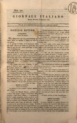 Giornale italiano Mittwoch 16. November 1808