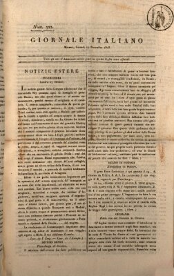 Giornale italiano Donnerstag 17. November 1808