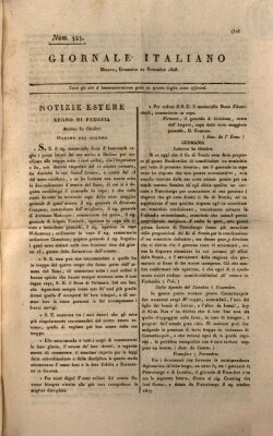 Giornale italiano Sonntag 20. November 1808