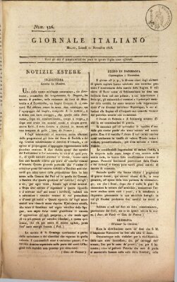 Giornale italiano Montag 21. November 1808